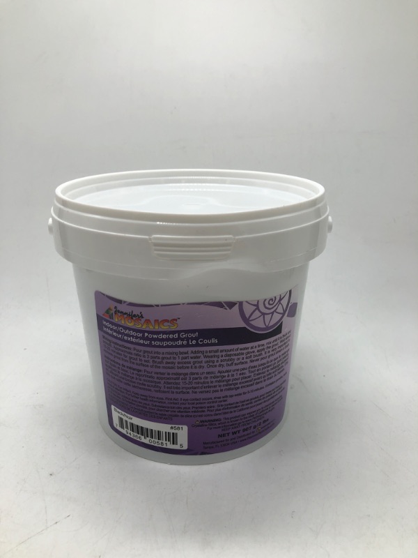 Photo 2 of Black Powdered (Sanded) Grout - 2 Lbs 12 Pack
