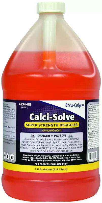 Photo 1 of Calci-Solve 1 gal. Super Strength Descaler Calcium Solvent
