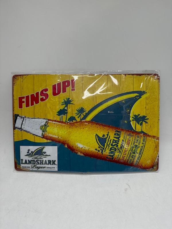 Photo 2 of Landshark Beer Metal Sign