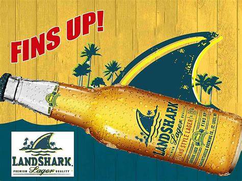 Photo 1 of Landshark Beer Metal Sign