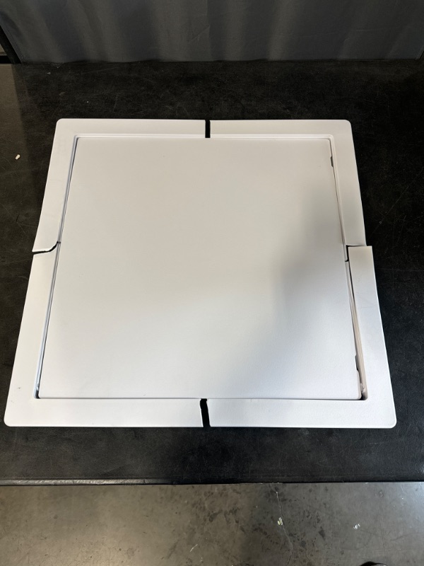 Photo 2 of Access Panel for Drywall - 18 x 18 inch - Wall Hole Cover - Access Door - Plumbing Access Panel for Drywall - Heavy Durable Plastic White
