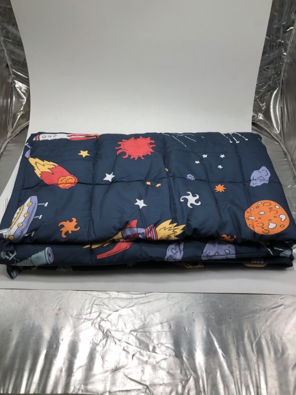 Photo 3 of Children's Weighted Space Blanket 45 inches x 35 inches