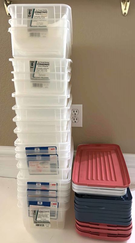 Photo 1 of SHOE SIZE STORAGE CONTAINERS