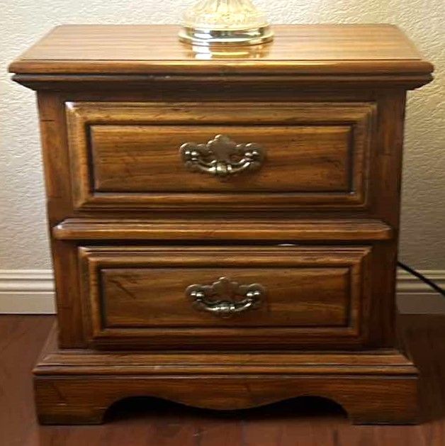 Photo 12 of 2 WOOD NIGHT STANDS 26“ x 15“ x 25“