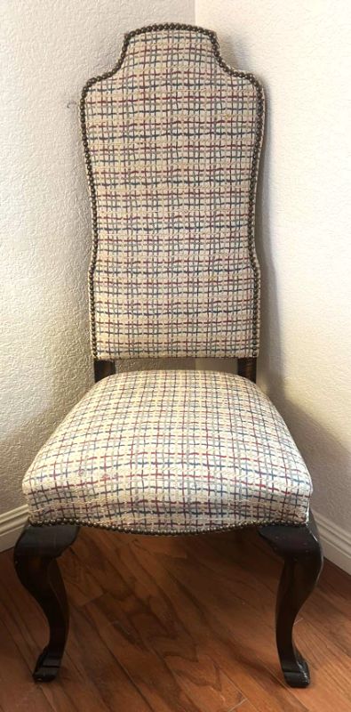 Photo 1 of VINTAGE ACCENT CHAIR WITH TALL BACK H4’