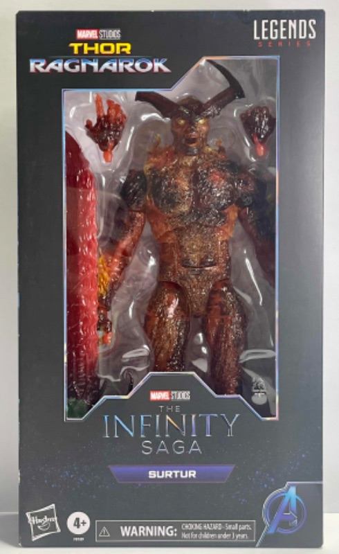 Photo 1 of NIB MARVEL STUDIOS THOR RAGNAROK THE INFINITY SAGA “SURTUR” ACTION FIGURE- RETAIL PRICE $80.00