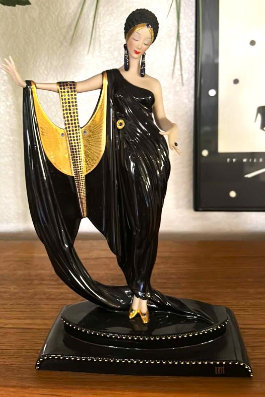 Photo 1 of ERTE NUMBERED LIMITED EDITION GLAMOUR BY FRANKLIN MINT H11”