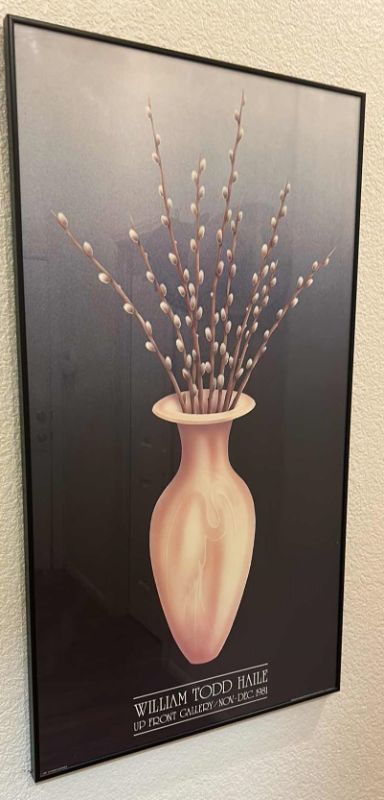 Photo 1 of FRAMED "VASE" WILLIAM TODD HAILE, UP FRONT GALLERY ARTWORK 20” x 36”