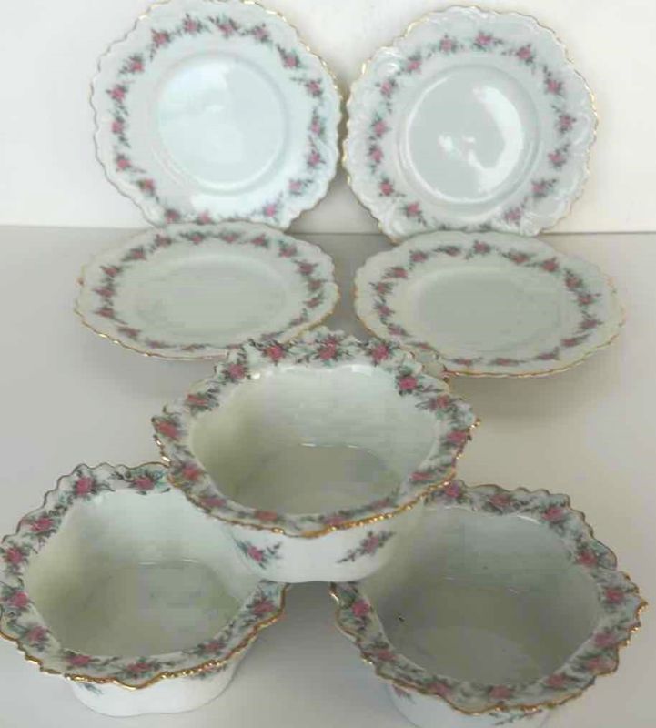 Photo 1 of DAINTY PORCELAIN PLATES 5” AND BOWLS