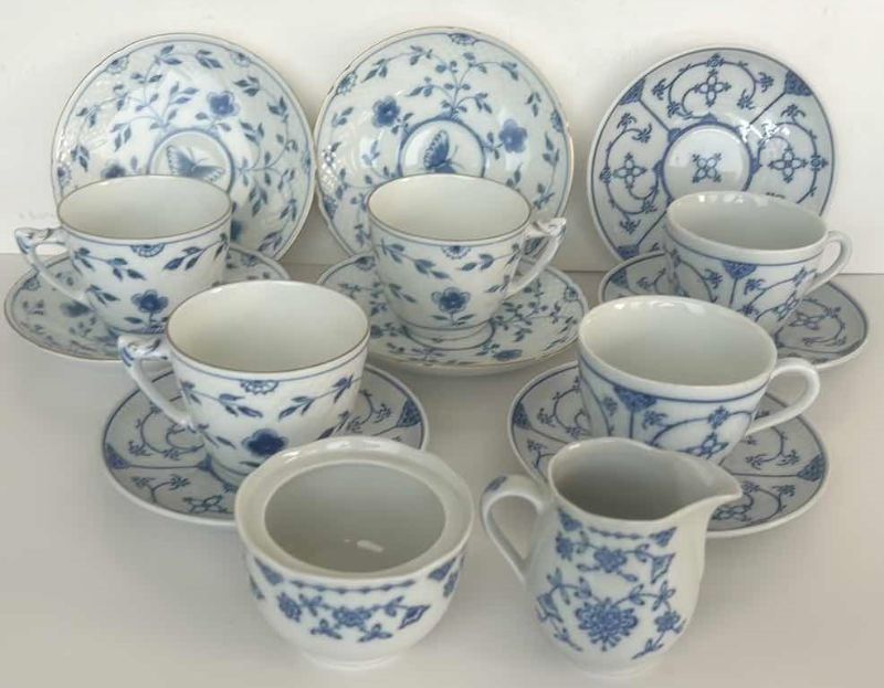 Photo 1 of BLUE AND WHITE PORCELAIN ASSORTMENT