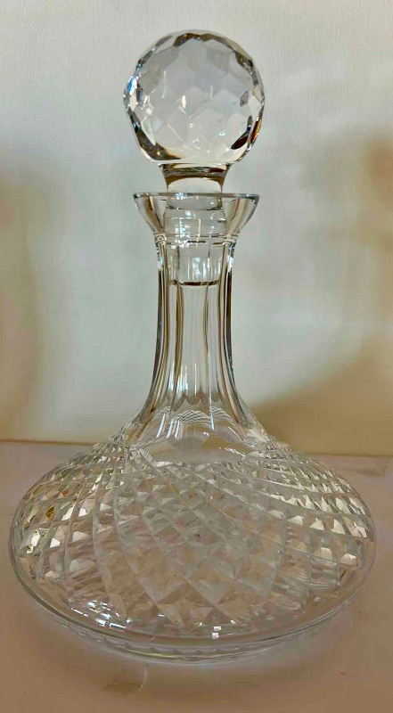 Photo 1 of WATERFORD CRYSTAL LISMORE DECANTER & STOPPER H10”