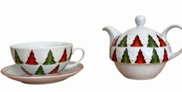 Photo 1 of TEA FOR ONE CHRISTMAS SET