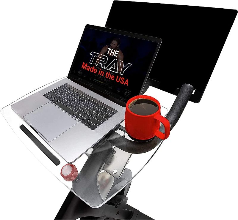 Photo 1 of 
TFD The Tray | Compatible with Peloton Bikes (Original Models), Made in The USA, Laptop & Desk Tray Holder | Designed with Premium Grade Acrylic Materials - The Ultimate Peloton Accessories