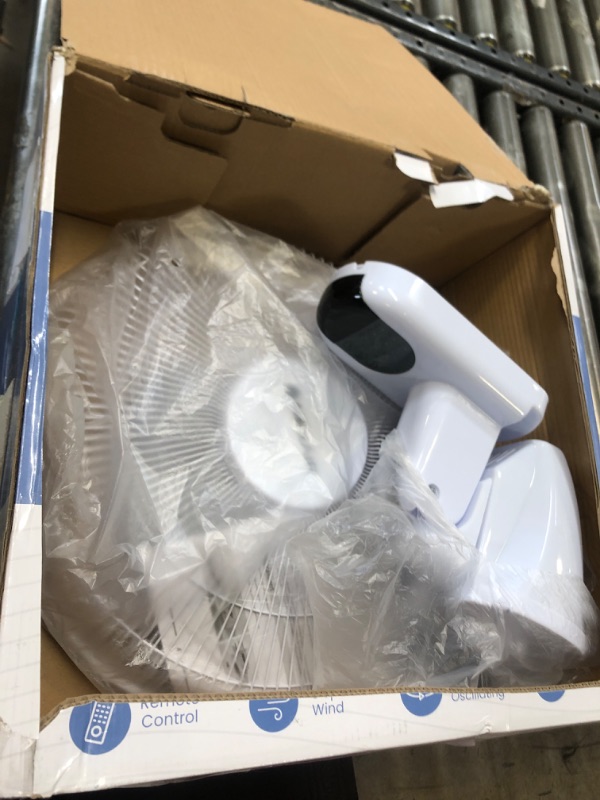 Photo 1 of NEXAIR 16 Inch Oscillating Wall Mount Fan, Quiet Operating Room Fan With Remote Control, 3 Speed Wall Fan for Bedroom with 7.5 Hr Auto Off Timer, Adjustable Cooling Fan For Home, Office & Living Room