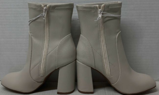 Photo 3 of NEW A NEW DAY PENELOPE MEMORY FOAM OFF-WHITE ZIP UP BOOTS WOMENS SIZE 8