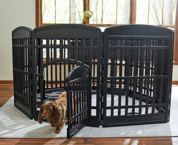 Photo 1 of NIB FRISCO 8-PANEL PLASTIC EXERCISE DOG PLAYPEN 63” x 63” H 34.25” (COLOR UNKNOWN)