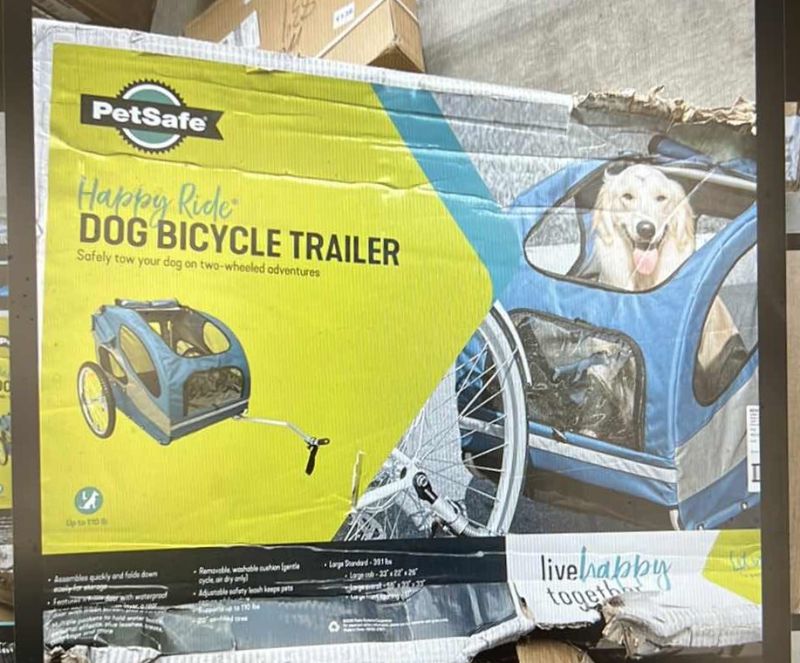 Photo 2 of NIB PETSAFE HAPPY RIDE LARGE DOG BICYCLE TRAILER