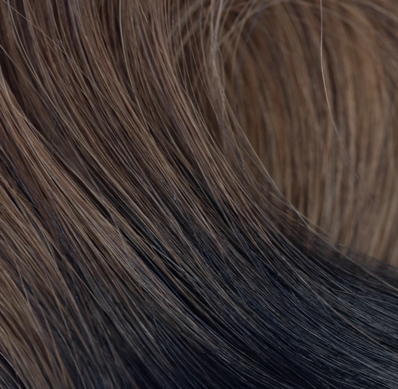 Photo 1 of CHRISTIAN REMY ZOE 22” 220G 100% HUMAN HAIR LACE WEFT CLIP-IN-EXTENSIONS-COLOR “COSMO OMBRÉ” 