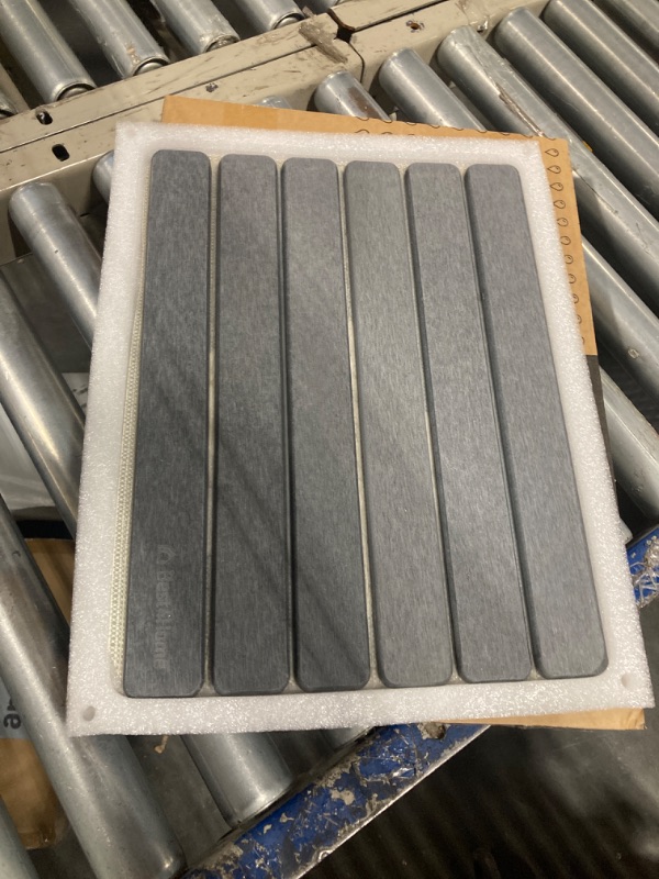 Photo 1 of ***USED***BEST4HOME Stone Dish Drying Mat - Grey Stone Drying Mat for Kitchen Counter - 12x16 Inch Stone Drying Mat - High-Quality Diatomaceous Earth Dish Drying Mat - Instant Dry Sink Caddy - Stone Soap Tray