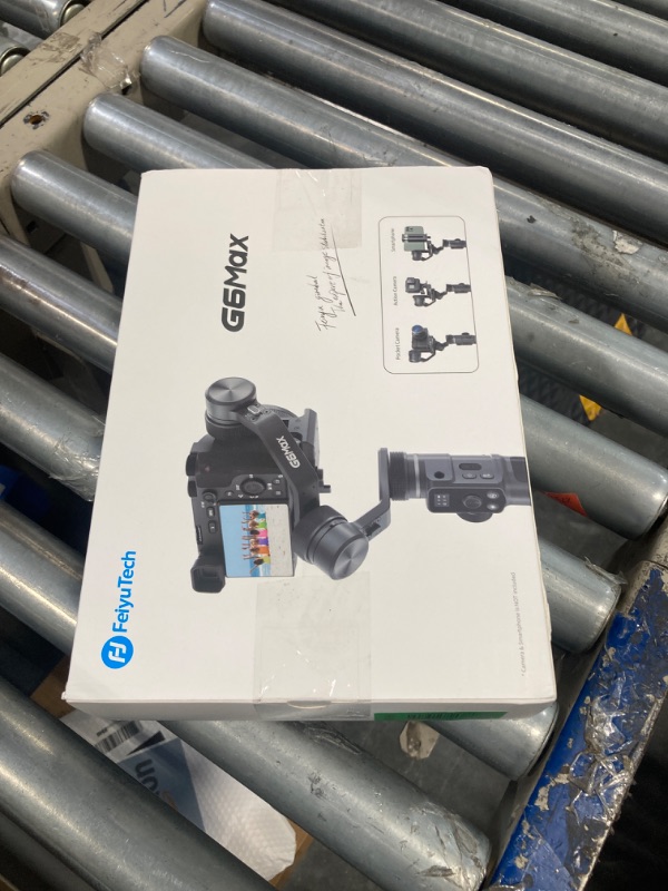 Photo 6 of **LOOKS NEW** FeiyuTech G6 Max 3-Axis Handheld Gimbal Stabilizer (G6 Plus Upgrade Ver) for Mirrorless Camera Like Sony a7 w/Short Lens,Action Camera Gopro,Smart Phone iPhone 11 Pro Max 8,1.2Kg Payload,Splash Proof