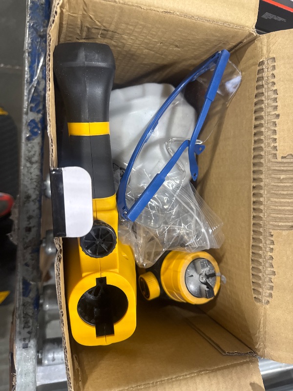 Photo 1 of ****USED*** Paint Sprayer 1000W High Power Electric Spray Paint Gun with Adjustable Spray Width Knob 4 Nozzles and 3 Patterns Easy to Clean for Furniture Home Interior House Painting Yellow
