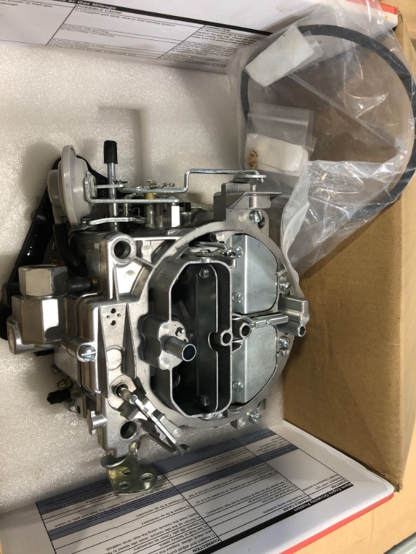 Photo 1 of New Rochester Quadrajet Carburetor 4 Barrel For Chevy 350 454 327 427 V8 Engines GMC Trucks 1966-1973 big small block 4BBL Carb 1901R 4MV Corvettes 1975-1979 Manual Divorced Choke 1901-GG 750 CFM