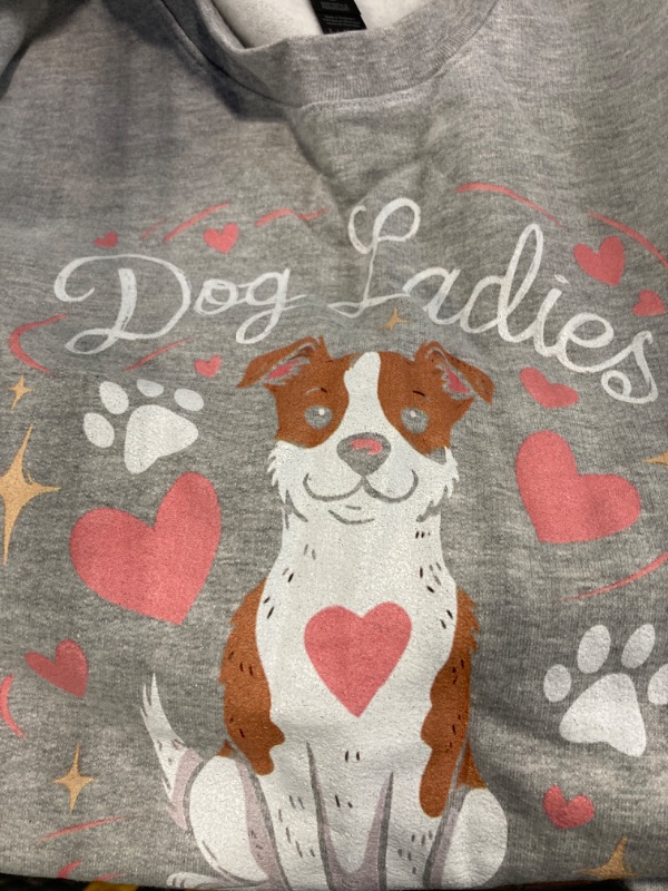 Photo 1 of ***USED**Dog Ladies for Kamala Harris Sweatshirt gray 