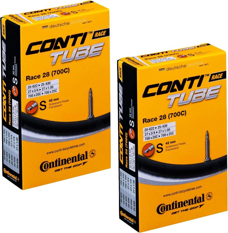 Photo 1 of 
Continental Race 28 700x20-25c Bicycle Inner Tubes - 42mm Long Presta Valve