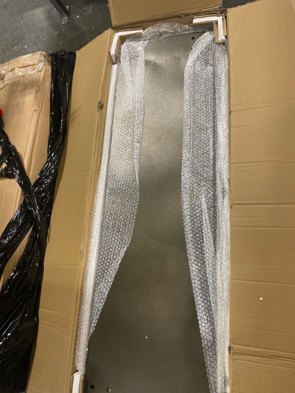 Photo 1 of Deco 79 Metal Room Storage Bench Entryway Bench with Tufted Faux Leather, Bench 54" x 19" x 31", Bronze