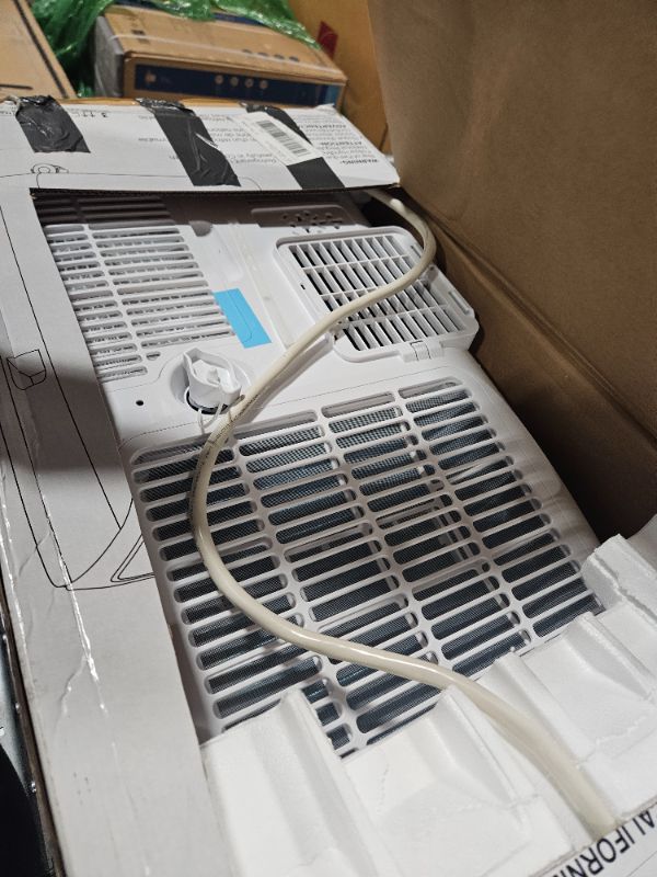 Photo 2 of **USED/UNTESTED**BLACK+DECKER Air Conditioner, 14,000 BTU Air Conditioner Portable for Room up to 700 Sq. Ft., 3-in-1 AC Unit, Dehumidifier, & Fan, Portable AC with Installation Kit & Remote Control White - 14,000 BTU 1 Count (Pack of 1)