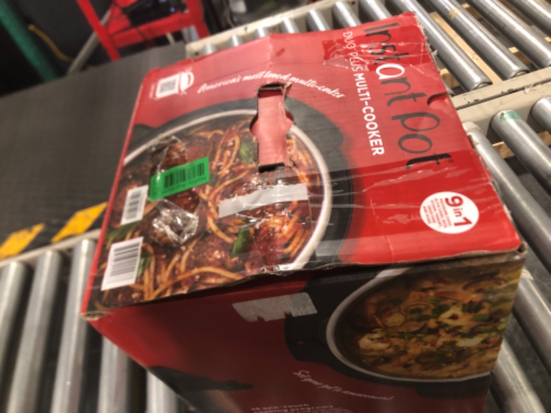 Photo 1 of ***Lid is damaged***
Instant Pot Duo Plus 9-in-1 Electric Pressure Cooker, Slow Cooker, Rice Cooker, Steamer, Sauté, Yogurt Maker, Warmer & Sterilizer, Includes App With Over 800 Recipes, Stainless Steel, 6 Quart 6 Quarts Duo Plus 