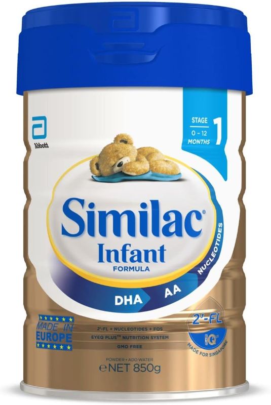 Photo 1 of 
Similac Infant Formula, Imported, with 2’-FL HMO, Baby Formula Powder, 850 g (29.9 oz) Can