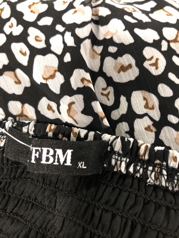 Photo 1 of BTFBM Women Square Neck Smocked Dresses 2024 Summer Fall Long Sleeve Floral Swiss Dot Ruffle Party Mini Babydoll Dress(Print Flower Black, X-Large)
