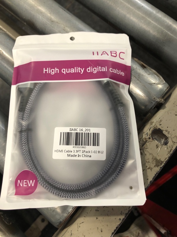 Photo 2 of 4K HDMI Cable 3.3FT 1Pack