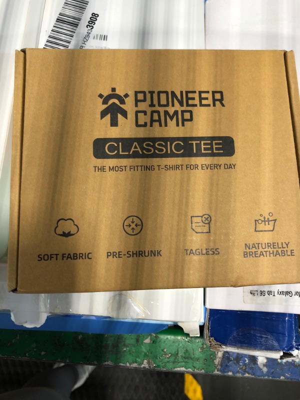 Photo 2 of ***USED***Pioneer Camp Mens Bamboo Viscose T Shirt Ultra Soft White Plain Tshirts for Men Cooling Crew Neck Casual Basic Tee Shirt