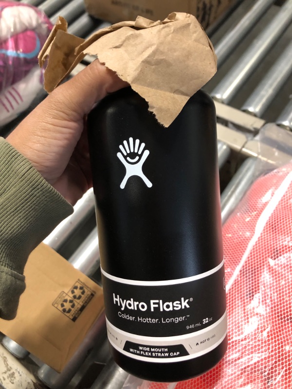 Photo 3 of **missing top** Hydro Flask Wide Flex Straw Cap Black 32 Oz