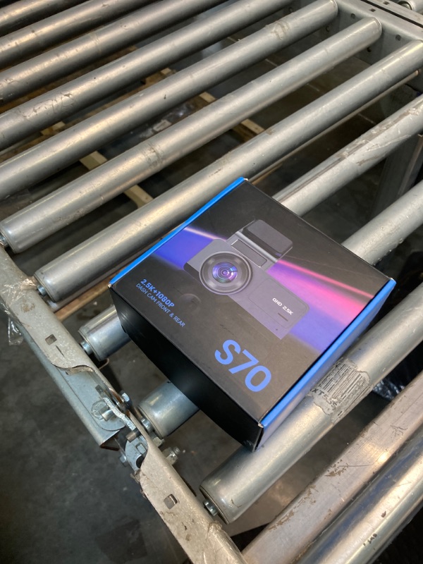 Photo 1 of ***USED***Dash Cam Front and Rear: 2.5K+1080P Dual Dash Camera for Cars, Ecomoment S70 Car Camer with 3.16" IPS Screen, 170° Wide Angle, Night Vision, G-Sensor, 24H Parking Monitor, 32GB SD Card Included