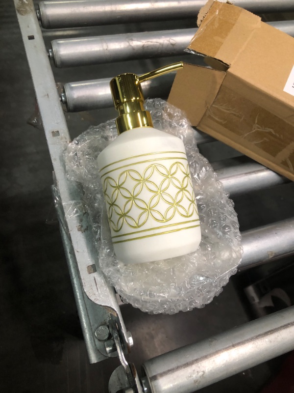 Photo 1 of ***USED***Sweet Home Collection Pendant Bath Accessory Collection Bathroom Lotion/soap Dispenser
