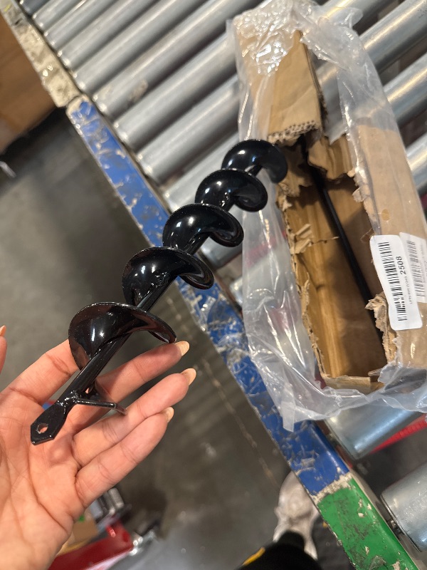 Photo 1 of TCBWFY 2x32 Inch Auger Drill Bit for Planting - Long Handle Easy Planter Garden Auger - Bulb & Bedding Plant Augers - Post Hole Digger for 3/8”Hex Drive Drill