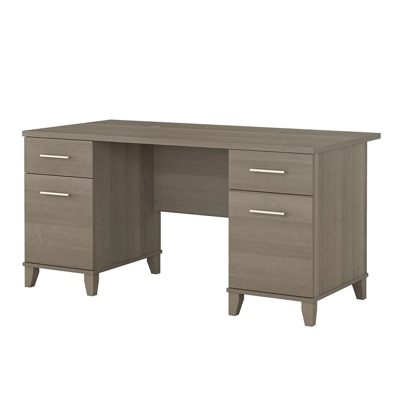 Photo 1 of Bush Furniture Somerset 60W Office Desk in Ash Gray - Engineered Wood
