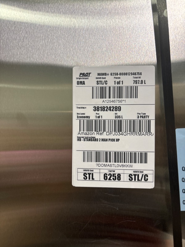 Photo 4 of ***Broken *** Model xts-48r intertek  -Freezer with 4 Solid Half Doors
Dimensions: 
40x 48x 83
335lb 
***THIS ITEM NEEDS TO BE PICKED UP IN A UHAUL OR APPROPIATE SIZED VEHICLE IT NEEDS TO BE PICKED UP BY TWO PEOPLE***

**appliance turns on--pictured below