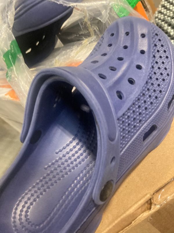 Photo 3 of ****USED**ONE OF THE STRAPS IS BROKEN ON THE SHOE*** Beslip Womens Mens Garden Clogs Shoes with Arch Support Unisex Comfort Slip-on Sandals 8.5 Women/7 Men Navy Blue