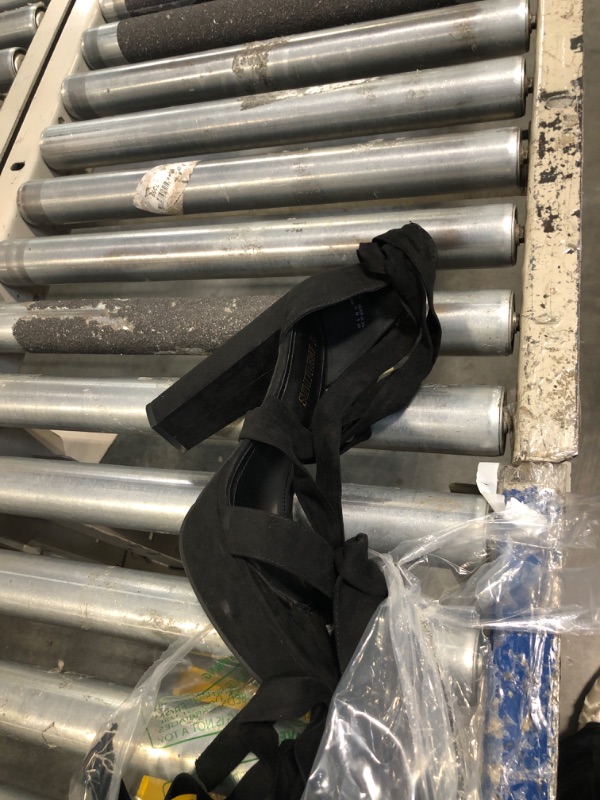 Photo 1 of DREAM PAIRS High Heels Chunky Block Platform Heels for Women Strappy Gladiator Sexy Open Toe Heels Dressy Pumps Sandals 11 Black