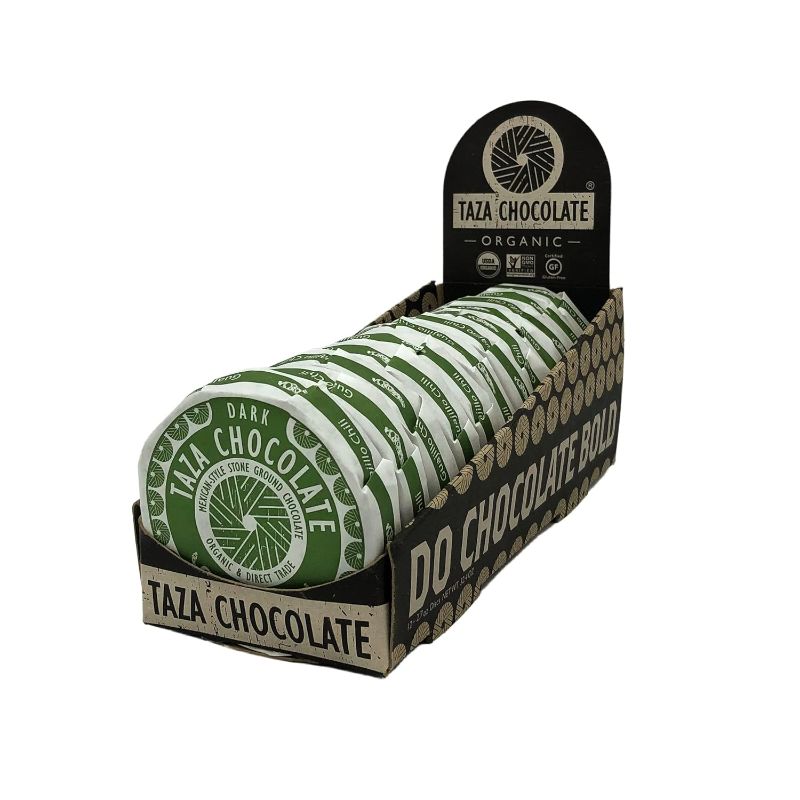 Photo 1 of (12 Pack) Taza Chocolate Organic Guajillo Chili Dark Chocolate 2.7 Oz