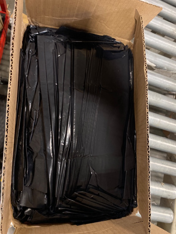 Photo 3 of Plasticplace 55-60 gallon Trash Bags ? 1.2 Mil ? Black Heavy Duty Garbage Can Liners ? 38” x 58” (100 Count)