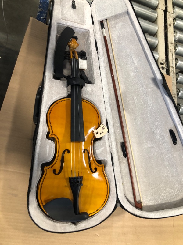 Photo 3 of Adults Kids Violin - Premium Violin for Kids Beginners - Ready To Play 4/4 Violin - Handcrafted Student Beginner Violin