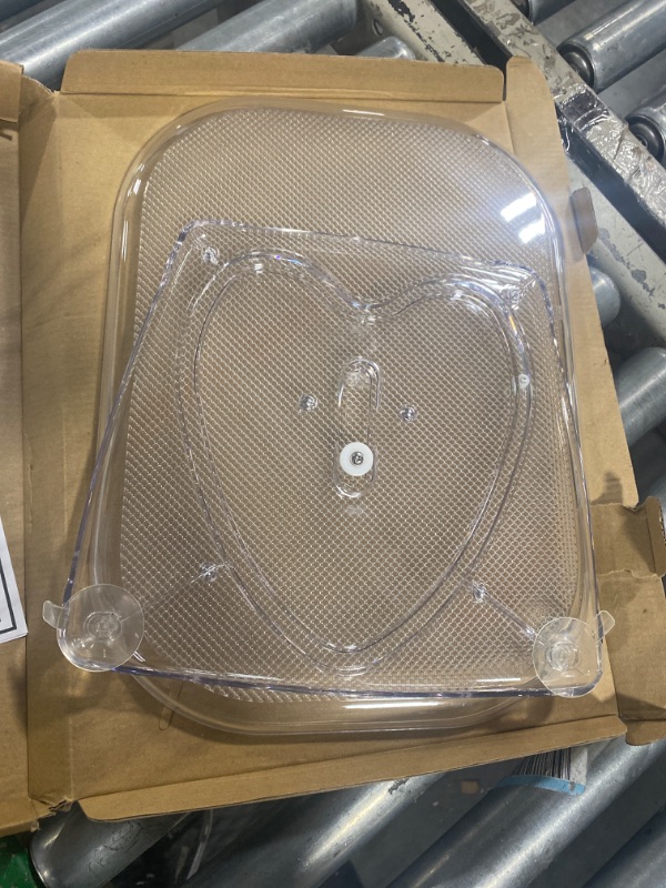 Photo 1 of ****USED***FOR PARTS ONLY**SOLD AS IS****ALL SALES ARE FINAL***NO RETURNS*** LAMU Lazy Susan Turntable Organizer for Refrigerator, Rectangle Lazy Susan Condiment Organizer for Cabinet Pantry Countertop Vanity Fridge Organizers and Storage, 15.6''x11.7'', 