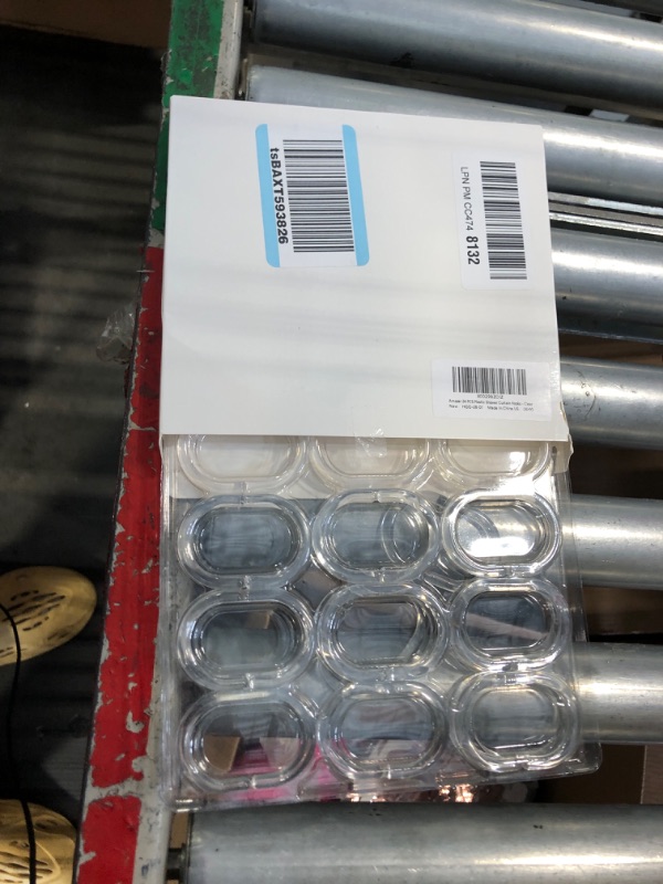 Photo 2 of ****USED** Amazer Plastic Shower Curtain Rings, Shower Curtain Hooks, 24 Pcs C Shaped Shower Hooks for Shower Curtain, Clear Shower Curtain Hooks for Bathroom