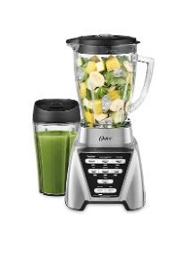 Photo 1 of ** ***NON FUNCTIONAL//SOLD AS PARTS ALL SALES FINAL*** **Oster Blender | Pro 1200 with Glass Jar, 24-Ounce Smoothie Cup, Brushed Nickel 