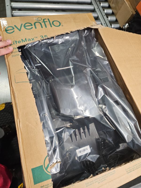 Photo 1 of **USED***
 Evenflo LiteMax Infant Car Seat Base, Easy to Install, Versatile and Convenient, Meets All Federal Safety Standards, Durable Construction, Compatible with All LiteMax Infant Seats, Black Standard Base Seat Base Black